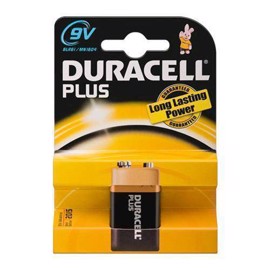 Duracell 9V Alkaline PLUS batteri